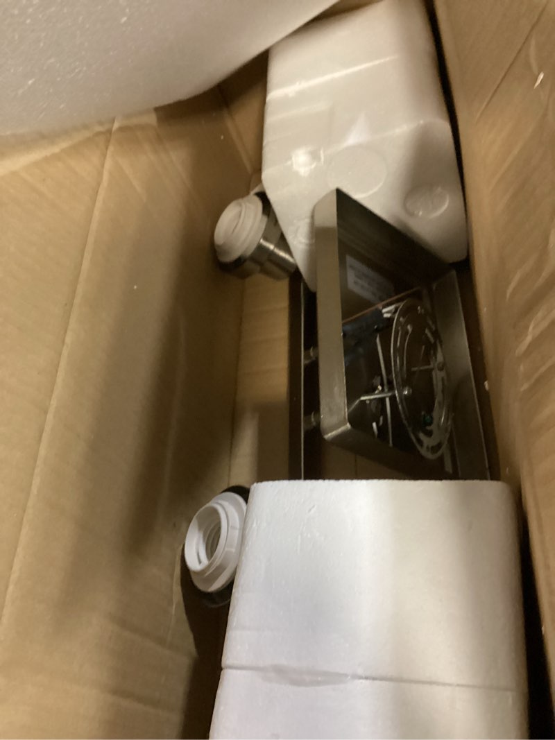 Condition photo showing As Is for bathroom lighting fixtures, 3-light bathroom vanity lights over mirror, brushed nickel vanity light with glass shade, modern vanity lighting fixtures for bathroom, bedroom, hallway 3-light brushed nickel