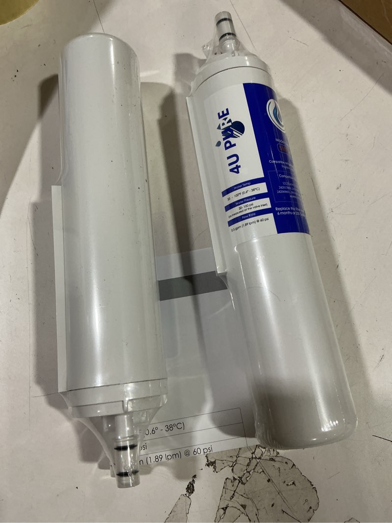 Condition photo showing New/Like New for Replacement for Frigidaire ULTRAWF, Pure Source Ultra, Kenmore 9999, 469999, 46-9999, A0094E28261 Refrigerator Water Filter - 2 PC (Height 11 inches) 2 Count (Pack of 1)