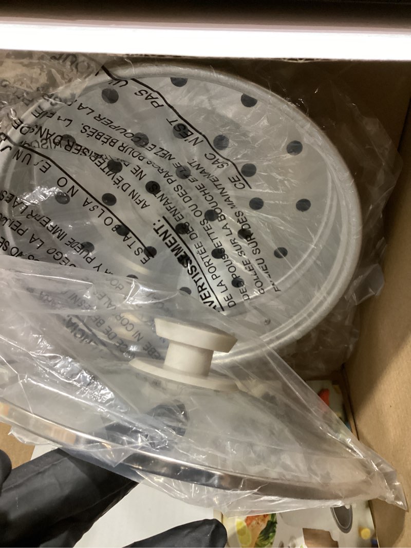 Condition photo showing Good Condition for bella 16 Cup Rice Cooker with Steamer, Dishwasher Safe Steaming Basket, Rice Paddle and Measuring Cup, Removable Nonstick Cooking Bowl, Automatic Keep Warm Function?, 400 Watt, Oatmilk