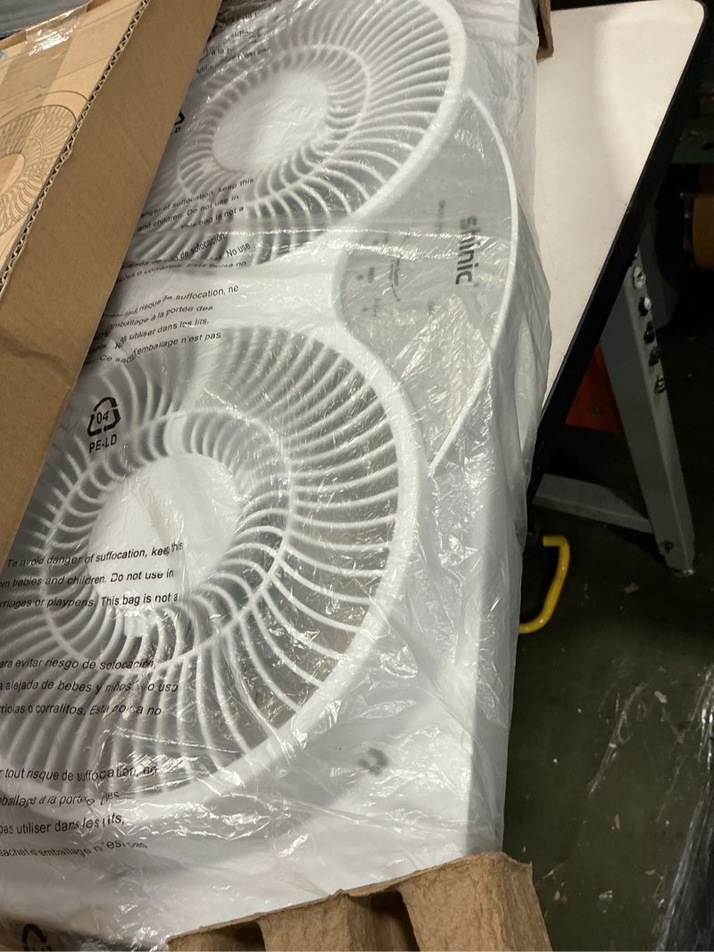 Condition photo showing New/Like New for shinic Window Fan with Reversible Airflow Quiet, Twin 9" Blades, Full Remote Control, 3 Functions-3 Speeds, Bathroom Kitchen Window Exhaust Fan, Width Adjustable (From 23.5" to 37") ETL Certified