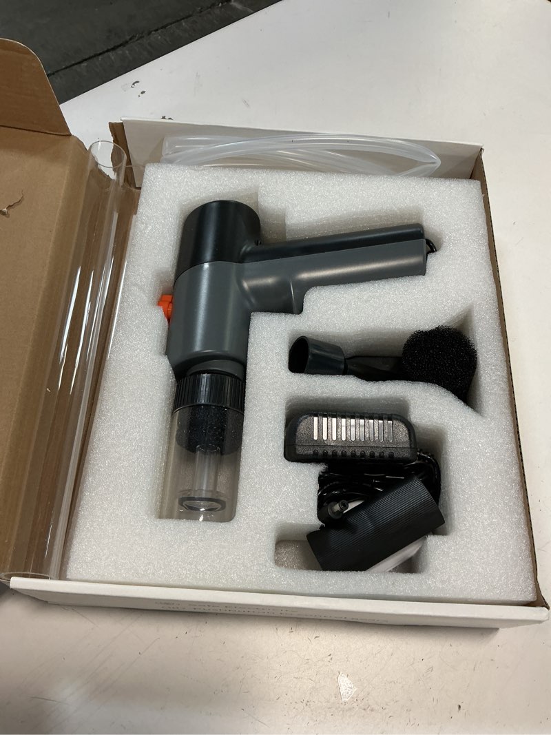 Condition photo showing Good Condition for Electric Aquarium Gravel Cleaner - High-Pressure Fish Tank Cleaner with Gravel Vacuum for Aquarium, 6-in-1 Multifunction Aquarium Vacuum Gravel Cleaner with Water Changer & Sand Filter