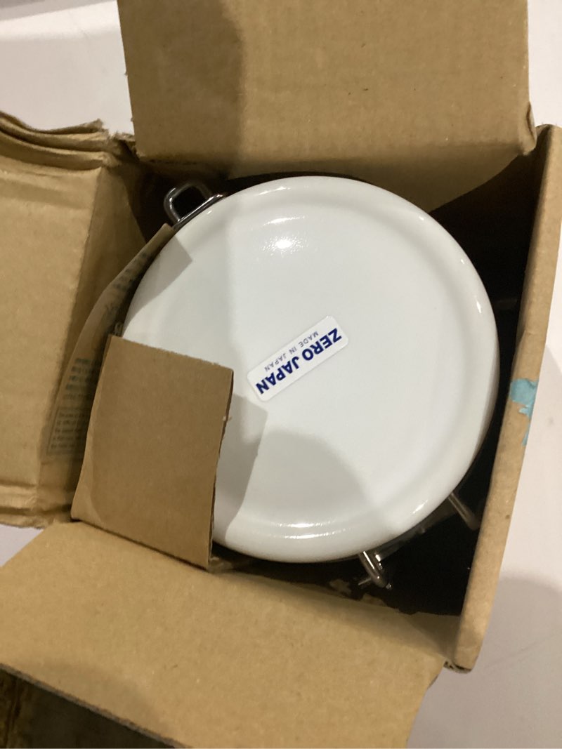 Condition photo showing Good Condition for zero japan coffee canister 200 white 800cc co-200 wh storage container, made in japan, mino ware