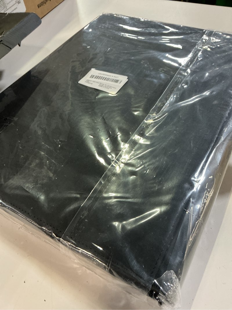 Condition photo showing New/Like New for premium 1000+ pockets card binder, 16-pocket ringless trading card album folder - side loading ultrasonic-161024 tech zip binder for tcg -black