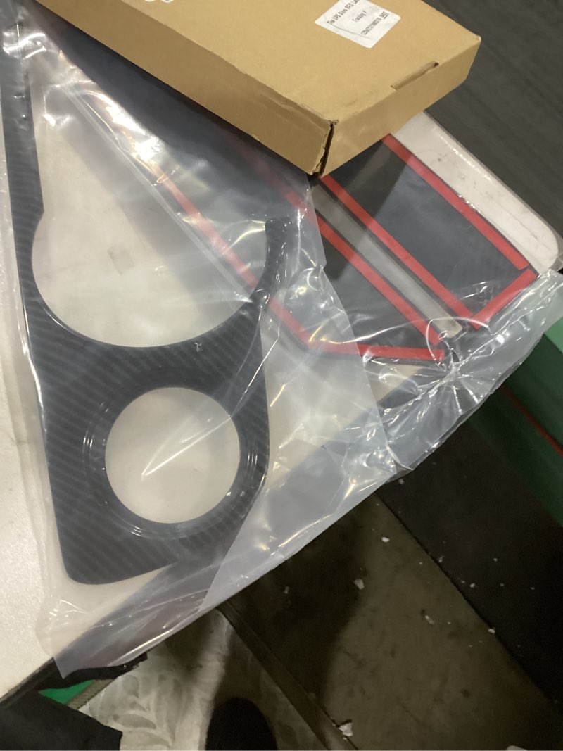 Condition photo showing New/Like New for JeCar Black Carbon Fiber Dash Cover Trim Interior Accessories for 2010-2014 Ford Mustang