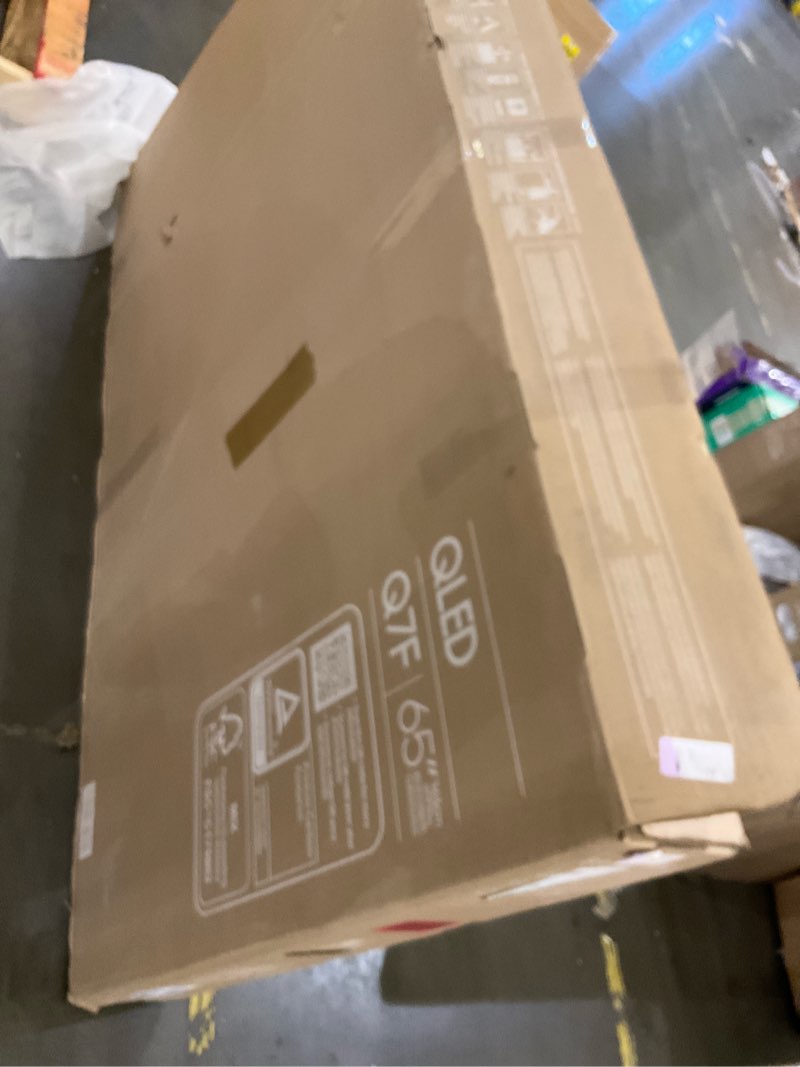 Condition photo showing item condition for Samsung 65-Inch Class QLED Q7F Series Samsung Vision AI Smart TV (2025 Model, 65Q7F) Quantum HDR, Object Tracking Sound Lite, Q4 AI Gen1 Processor, 4K upscaling, Gaming Hub, Alexa Built-in