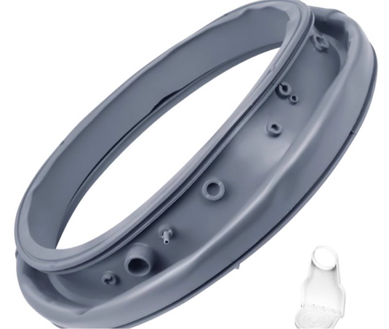 samsung dc97-14932b genuine oem door boot seal (grey) for samsung front-load washing machines