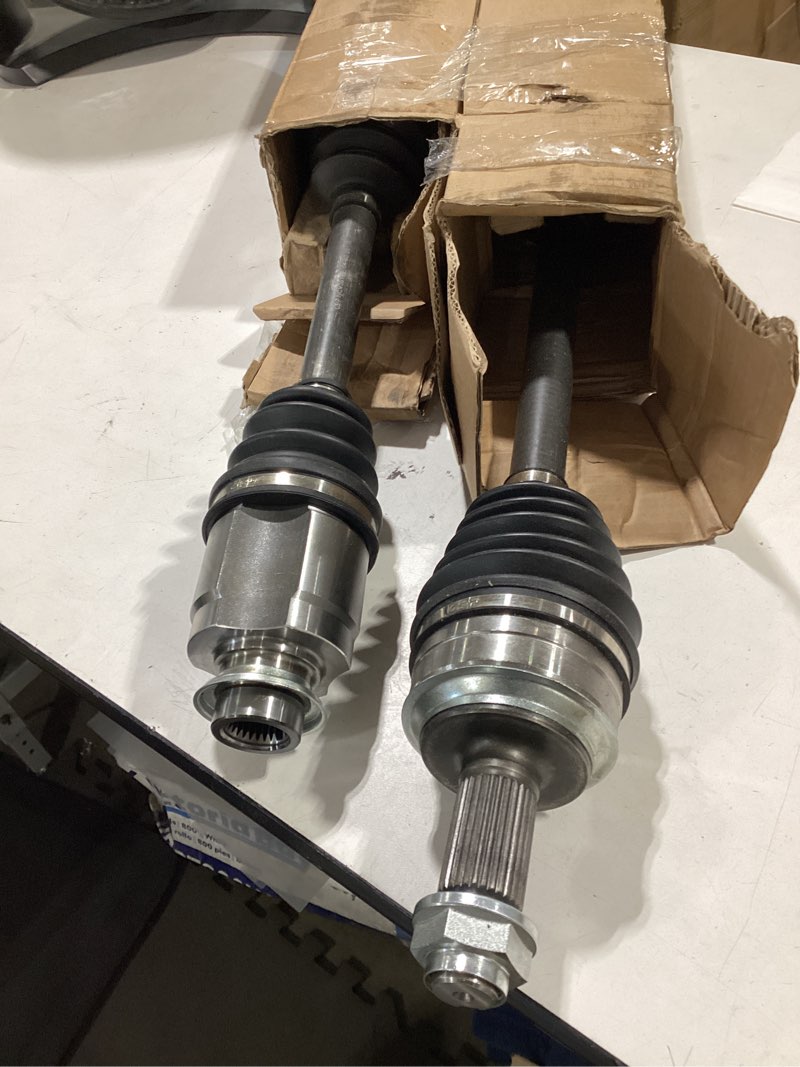 Condition photo showing As Is for maxfavor cv axle drive shaft fit for toyota matrix/pontiac vibe 2003-2008 | toyota matrix/pontiac vibe 2003 2004 2005 2006 2007 2008 1.8l fwd automatic, front driver passenger side