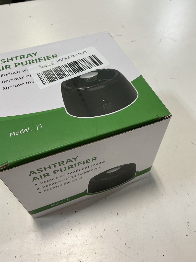 Condition photo showing New/Like New for Smokeless Ashtray, Clean Air Smoke Removing Ashtray for Indoor and Outdoor Use