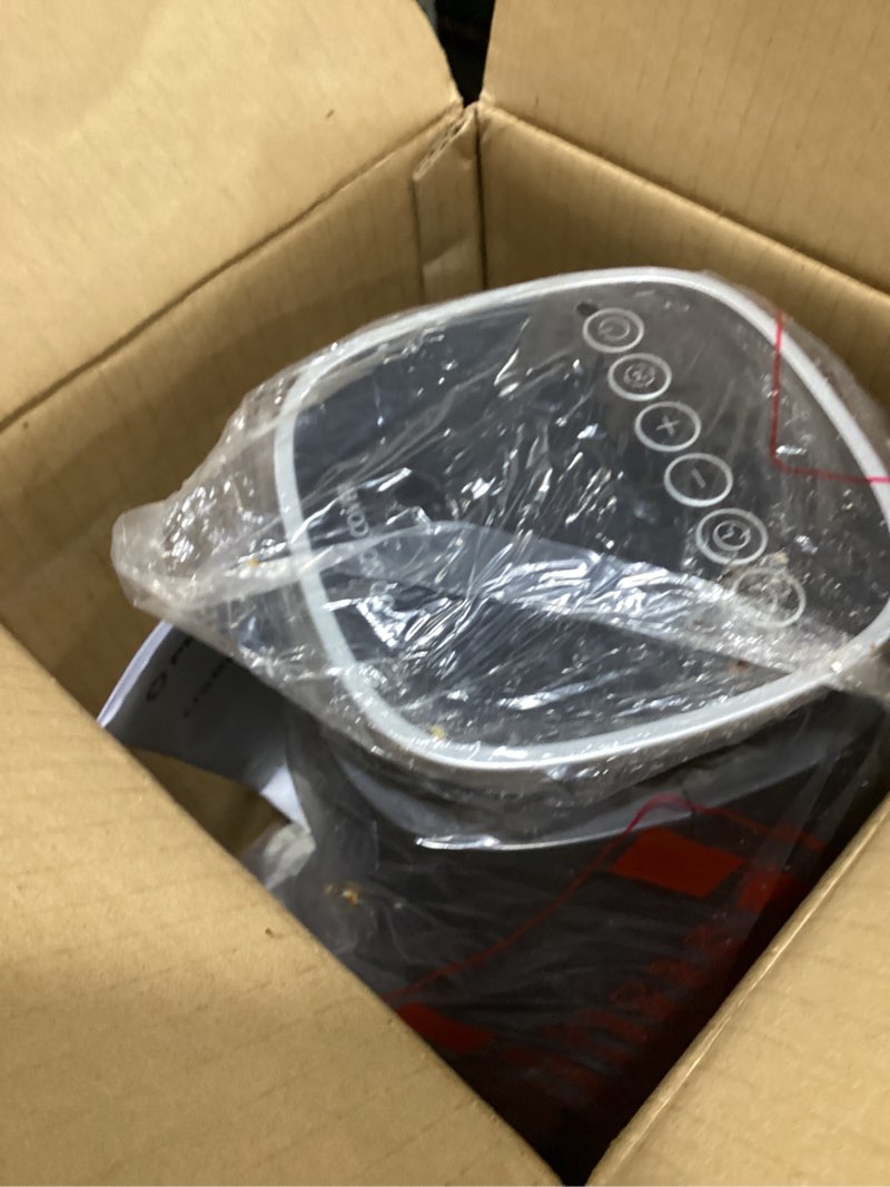 Condition photo showing As Is for PELONIS PTH15A4BGB Ceramic Tower 1500W Indoor Space Heater with Oscillation, Remote Control, Programmable Thermostat & 8H Timer, ECO Mode, Tip-Over Switch & Overheating Protection, Gray Grey