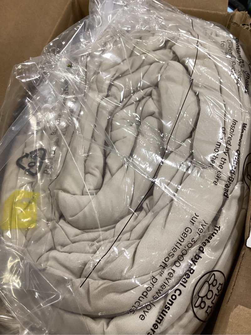 Condition photo showing New/Like New for bedsure comforter duvet insert - quilted comforters king size, all season duvet, gentlesoft down alternative bedding, with 8 tabs, gifts for women/men, linen, king 90 x 102 inches linen king