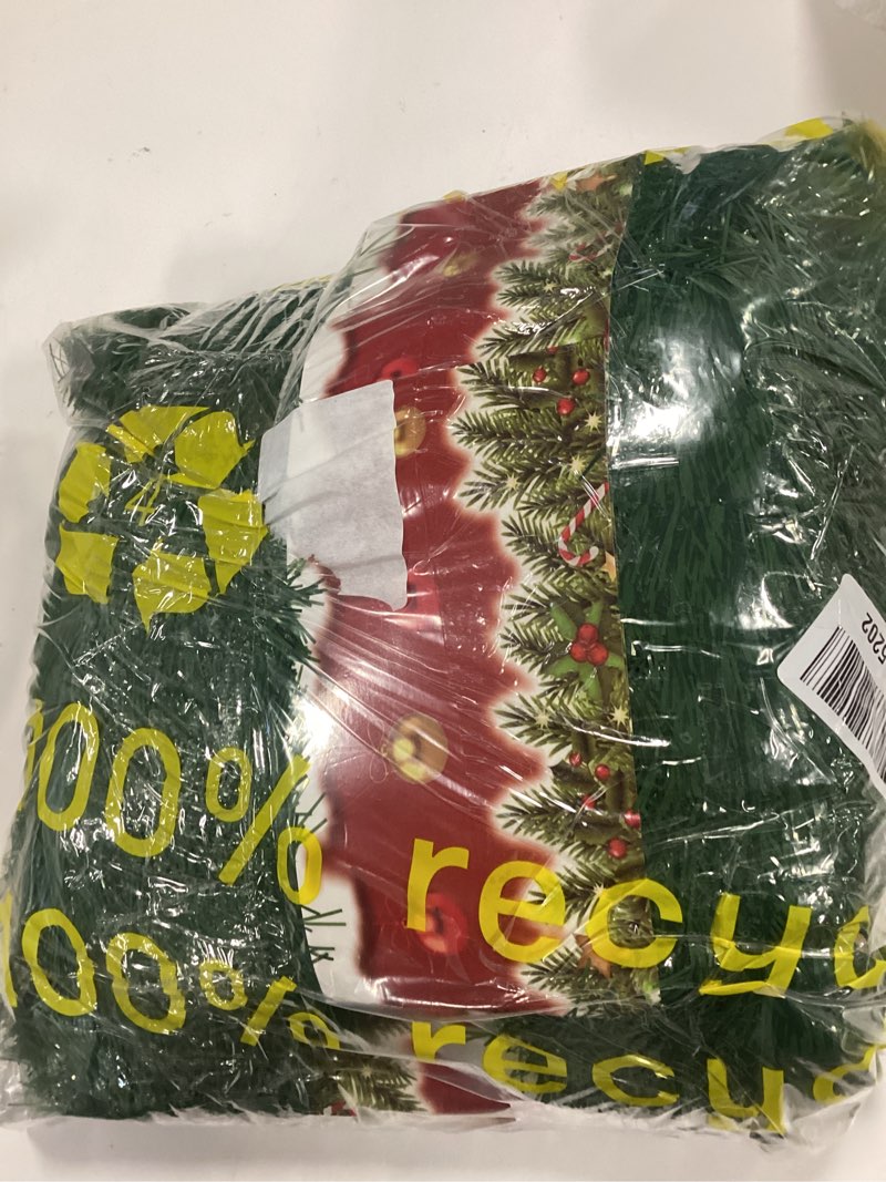 Condition photo showing Good Condition for GardenNow 3 Pack 150FT Christmas Garland for Holiday Decoration, Christmas Ribbon Holiday Decor for 