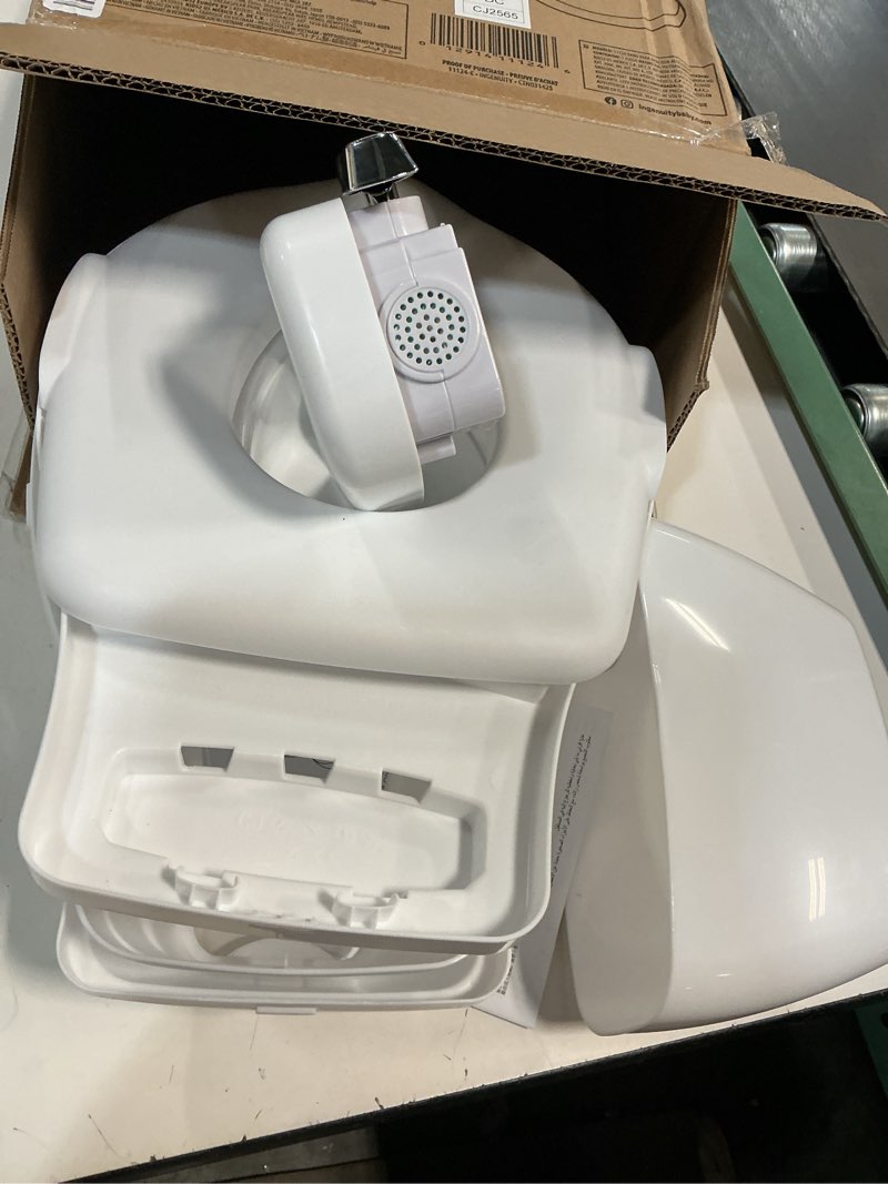 Condition photo showing Good Condition for Summer Infant by Ingenuity My Size Potty Pro in White, Toddler Potty Training Toilet, Lifelike Flushing Sound, for Ages 18 Months+, Up to 50 Pounds