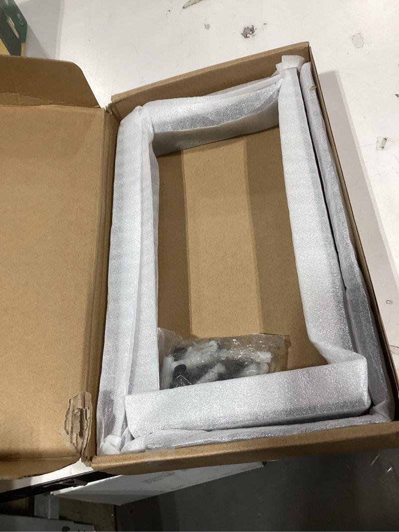 Condition photo showing Good Condition for Floating Shelf Bracket 12 Inch, 4 Pack Heavy Duty Shelf Brackets, Black Wall Shelf Bracket for DIY Decorative with Mounting Hardware L 12" x H 6" x W1.5" Black 4 Pack