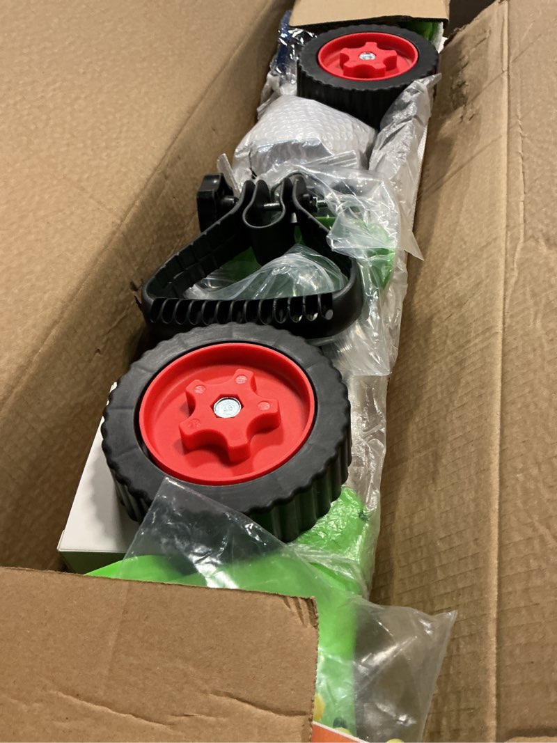 Condition photo showing Good Condition for cordless weed wacker with 2 batteries, lightweight 21v weed trimmer with wheels, electric grass trimmer, adjustable shaft lawn tool for small yard tight spaces 2x2.0 wheeled lawn mower kit