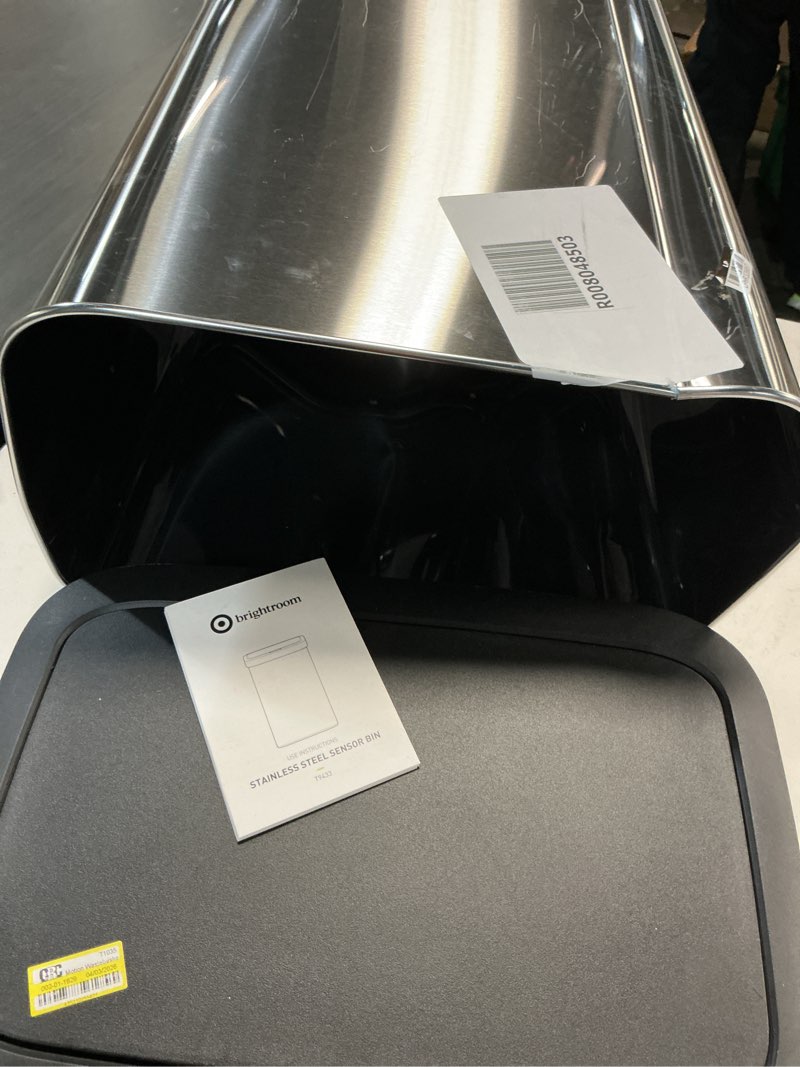 Condition photo showing Good Condition for brightroom, stainless steel sensor bin 13.5 gallon