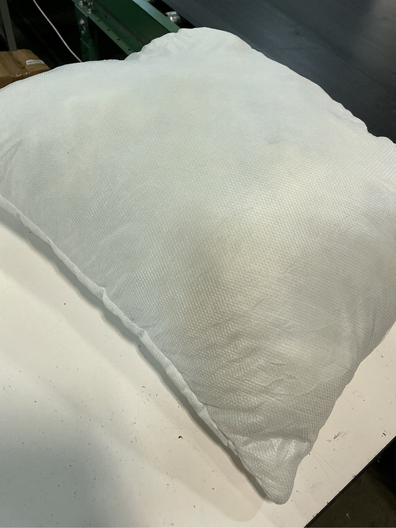 Condition photo showing As Is for adnee 87 x 37 inch patio furniture cover airbag-rectangle pp patio table cover air pillow-inflatable outdoor furniture cover support prevents leaves,water and snow pooling white 87''x 37''