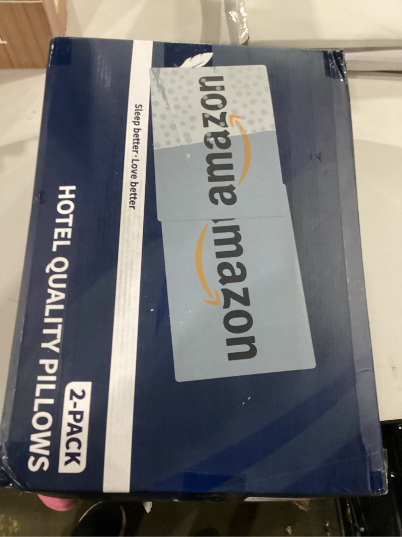 Condition photo showing New/Like New for viewstar Pillows Queen Size Set of 2, Hotel Quality, Down Alternative Gusseted Bed Pillows for Side, Back, or Stomach Sleepers, White Plush White Queen