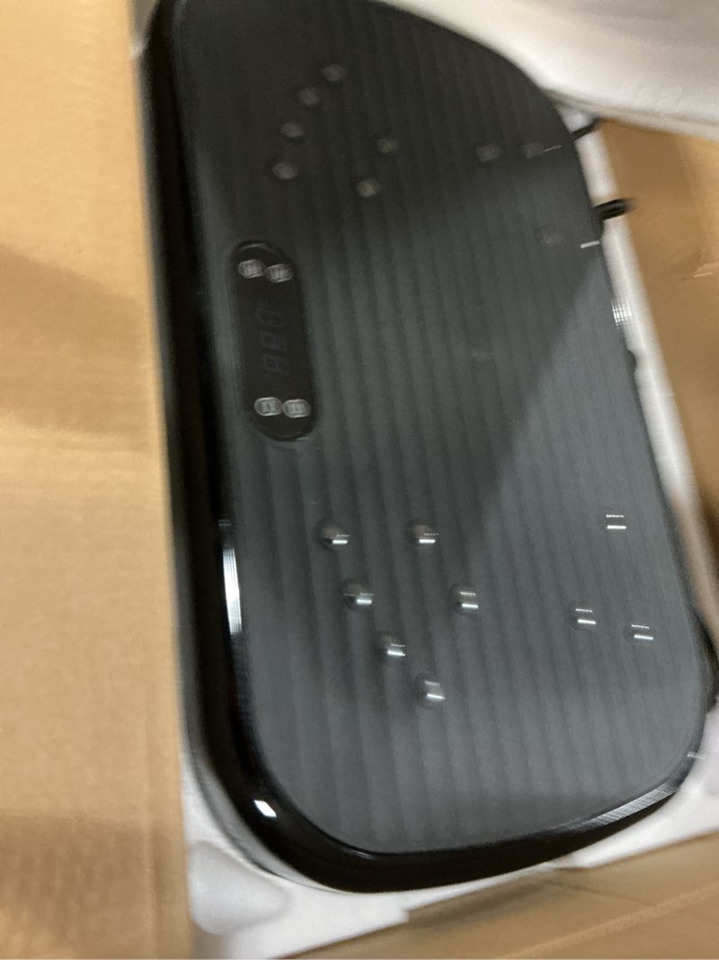 Condition photo showing Good Condition for Vibration Plate Exercise Machine, Vibration Plate for Lymphatic Drainage 330 Lbs Capacity Whole Body Vibration Platform Machines Helps Weight Loss Shaping Toning Wellness Black
