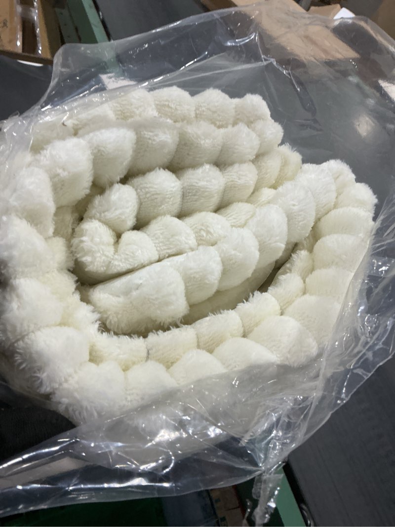 Condition photo showing Good Condition for Smiry Non Slip Couch Covers for Dogs, Fuzzy Pet Couch Covers for 3 Cushion Sofa Pet Friendly, Soft Sofa Slipcovers Cushion Furniture Protector Washable (Beige, 27.6" x 70.9") Beige 27.6" x 70.9"