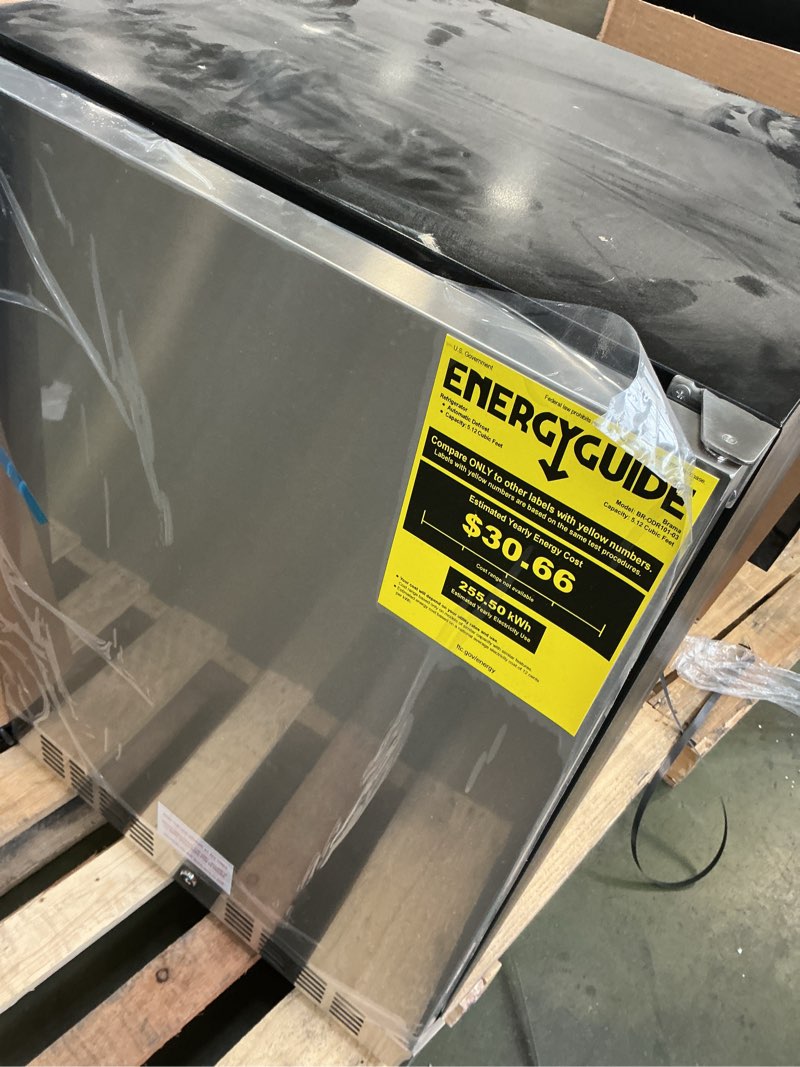 Condition photo showing As Is for Vinotemp 24 Inch Wide 5.12 Cu. Ft. Compact Refrigerator with Safety Lock