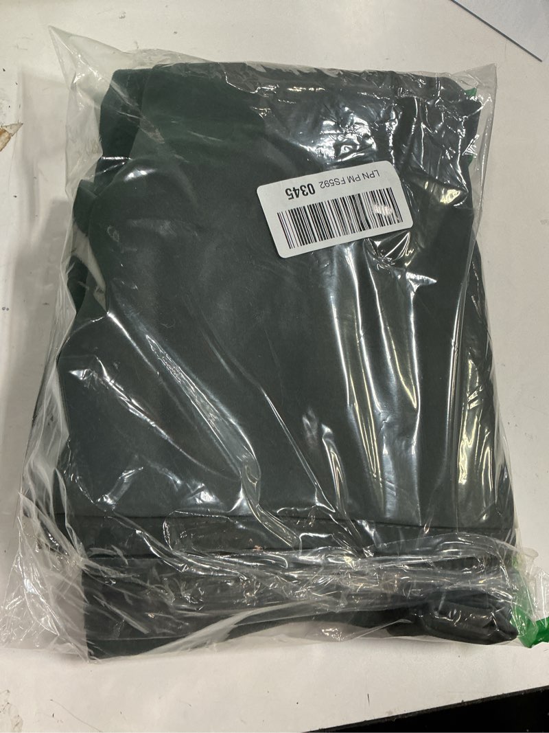 Condition photo showing Good Condition for deconovo blackout curtains for bedroom – set of 2 42w x 63l inch thermal insulated & noise reducing panels–home window room darkening sustainable grommet drapes for living room and nursery, dark grey grommet dark gray 42"w x 63"l (pack of 2)