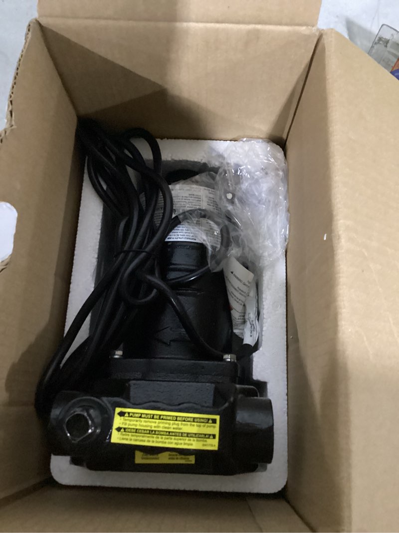 Condition photo showing Good Condition for utilitech 1/2-hp 25-gpm cast iron electric utility pump