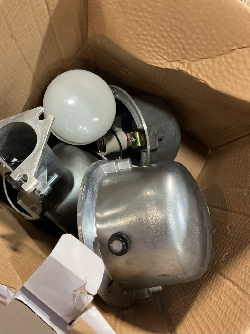 Condition photo showing As Is for lithonia lighting matter hardwired led outdoor area light (bulb included)
