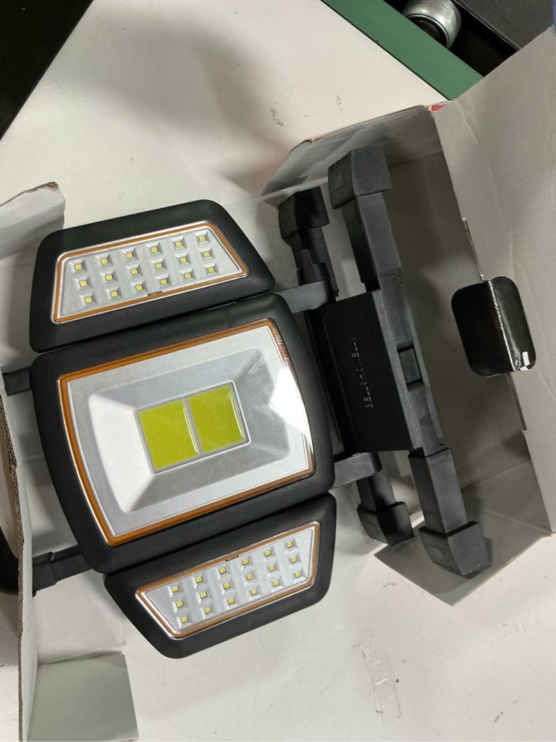 Condition photo showing As Is for Bell+Howell Work Light Portable Rechargeable Work Lights1500 Lumens As Seen On TV