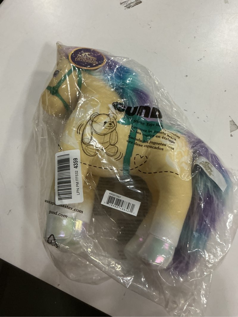 Condition photo showing Good Condition for Unicorn Academy Official Leaf Plush Toy, Unicorn Stuffed Animal, Toys for Girls Ages 1 & Up, Yellow, 15”