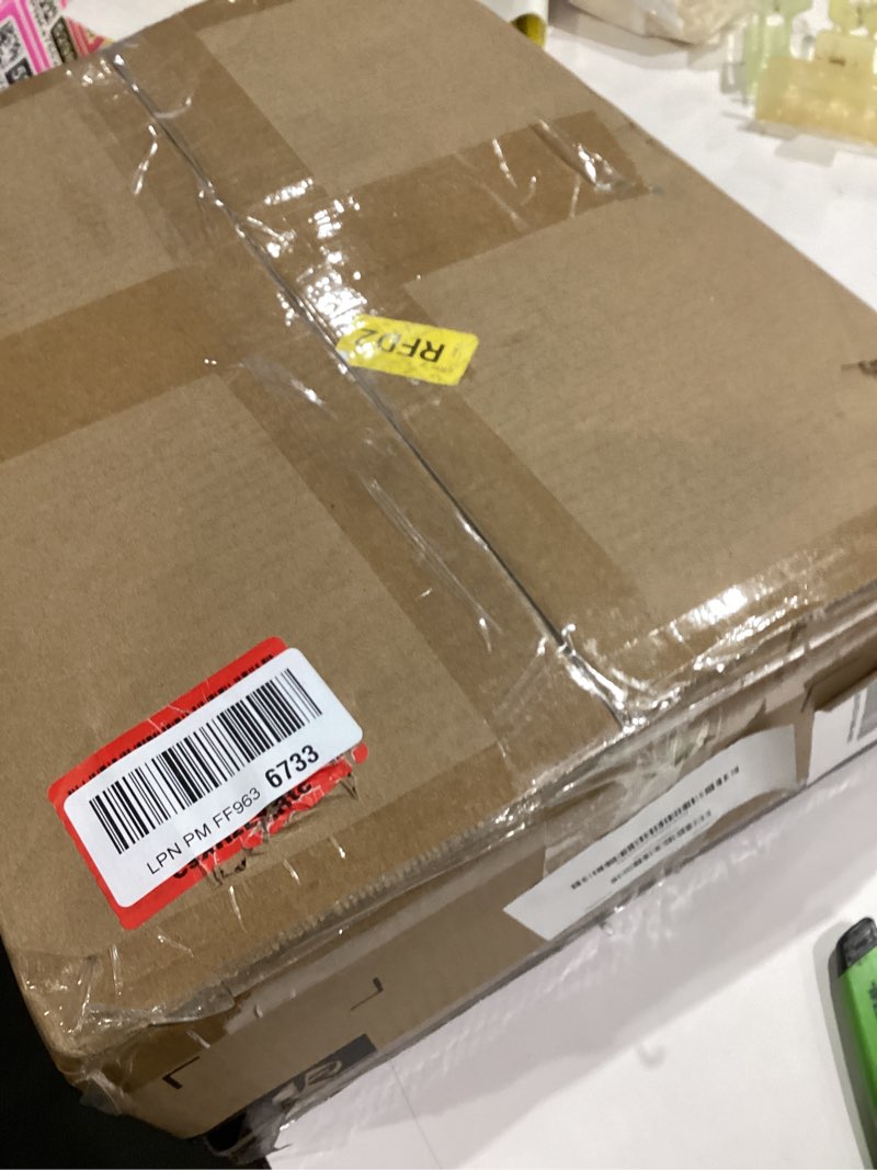 Condition photo showing Good Condition for SUPERJARE 78.8 inch Narrow Console Table with Outlet, Sofa Table Set of 2, Behind Couch Table, Long Entryway Tables with Charging Station, for Living Room, Rustic Brown 5.7''D x 78.7''W x 29.7''H Rustic Brown 2