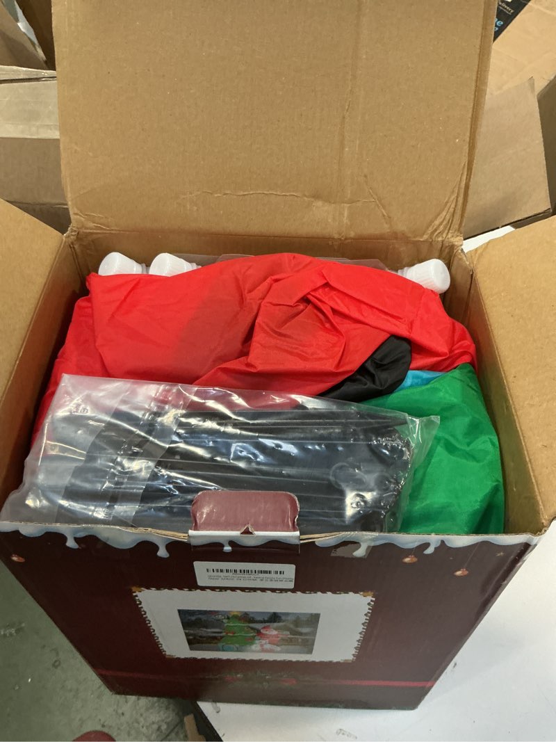 10ft Inflatable Christmas Tree Santa Claus Outdoor Decoration Blow Up inflate Fu