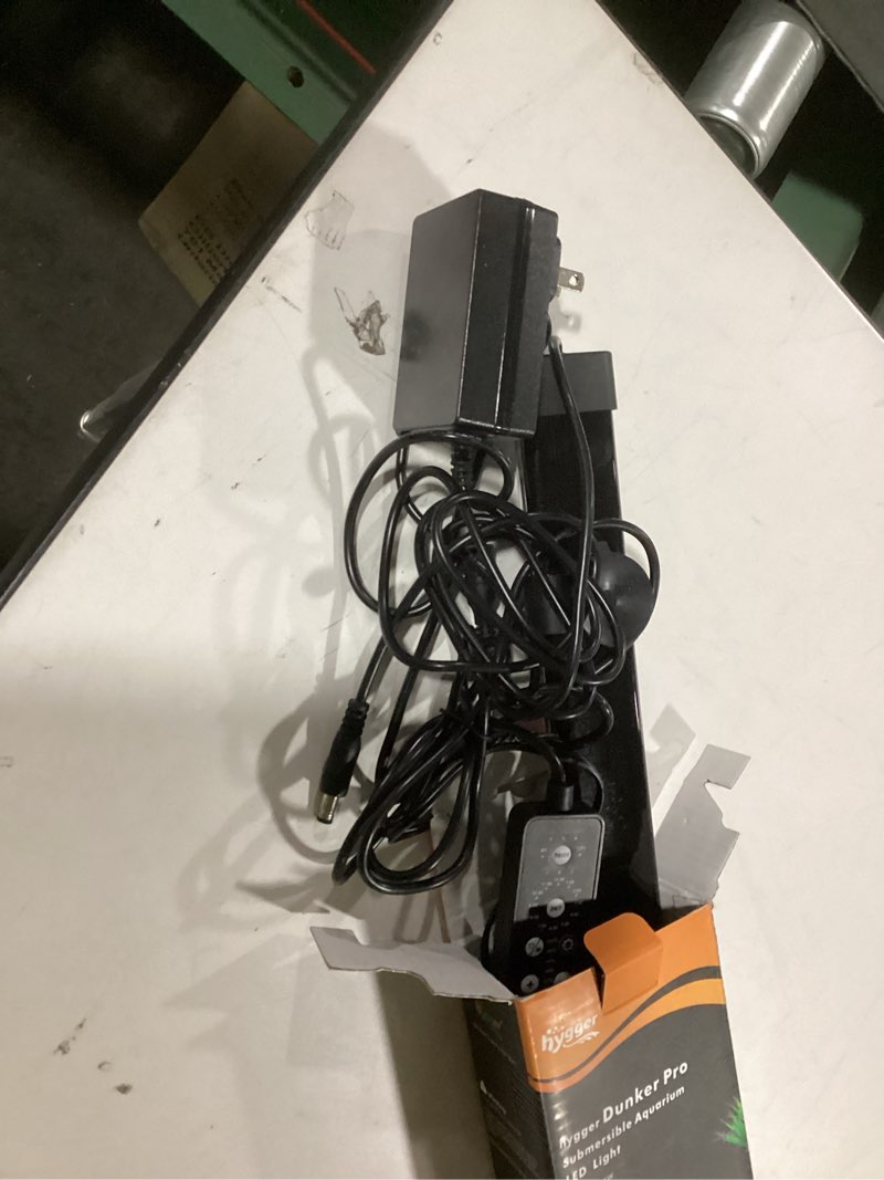 Condition photo showing Good Condition for hygger Submersible LED Aquarium Light, 24W 26.8 in 24/7 Mode Fish Tank Light with 5 Rows Beads, with Timer 9 Colors and Adjustable Brightness, Full Spectrum IP68 Waterproof Light for Fish Tank 28-54in 26.8in 24W