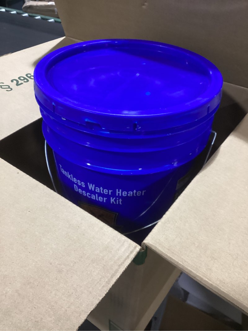 Condition photo showing Good Condition for Chromex Tankless Water Heater Flush Kit with Certified Liquid Descaling Solution and 1/6HP Extra Strength Pump 1 Quart