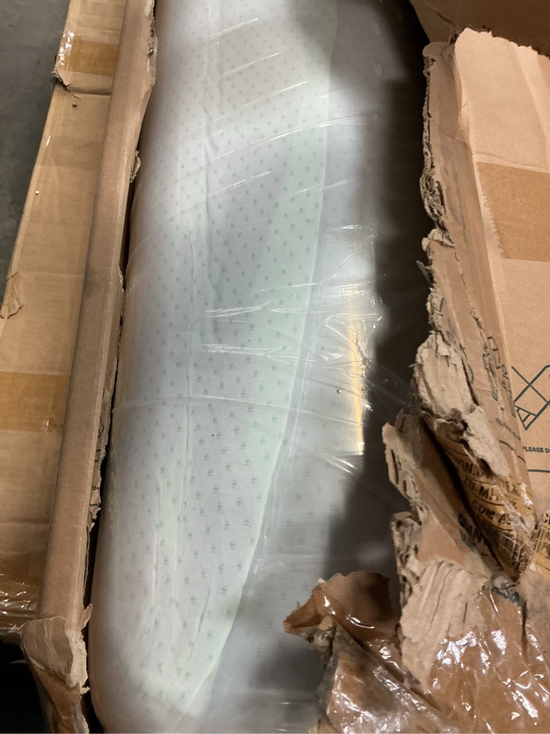 Condition photo showing New/Like New for Zinus 12 Inch Full Green Tea Memory Foam Mattress [New Version], Fiberglass Free, Medium Firm Feel, Zoned Pressure Relief, Certified Safe Foams & Fabric, Mattress in A Box White Full 12" New Small Box