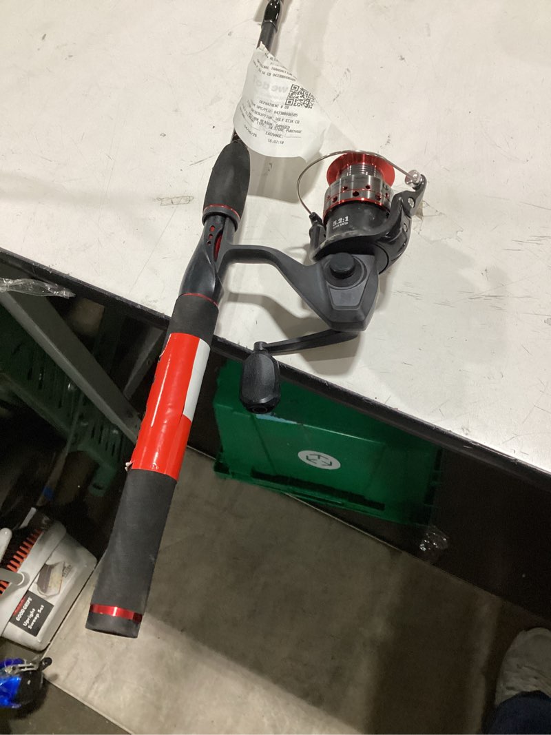Condition photo showing As Is for ugly stik 50th anniversary 6'6" medium spinning combo with 35 size reel