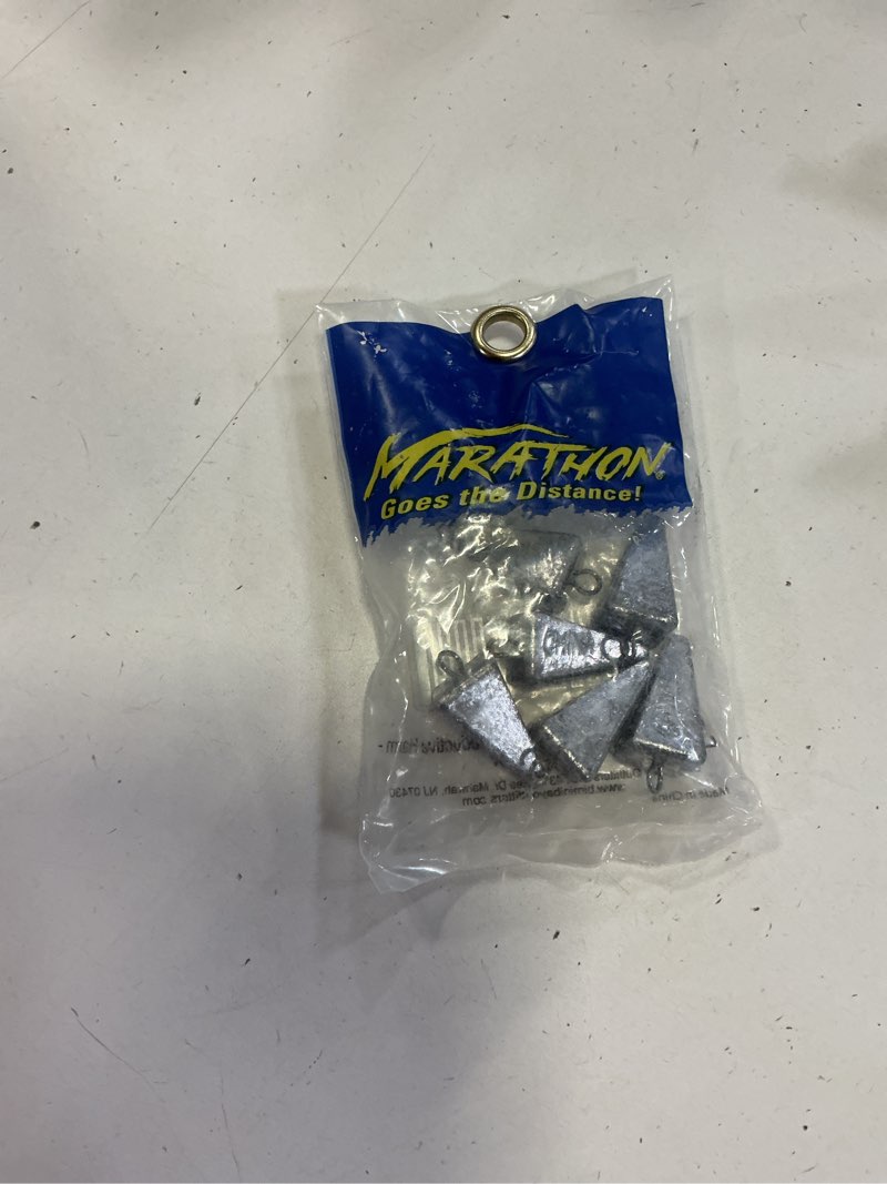 Condition photo showing New/Like New for marathon pyramid sinker