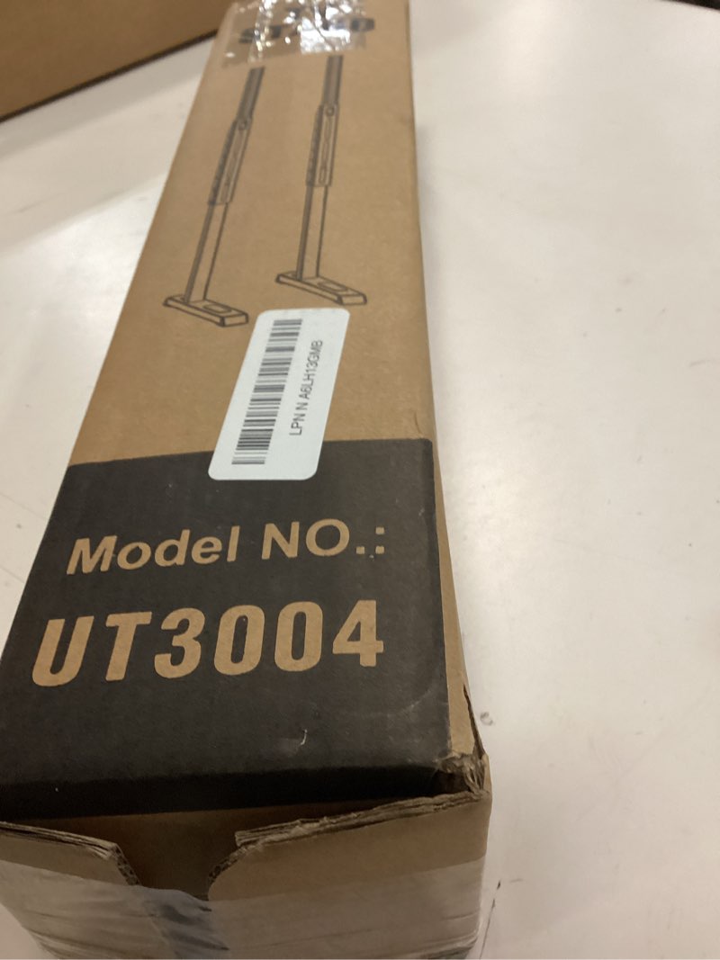 Condition photo showing item condition for Rfiver Table Top TV Stand with Height Adjustable TV Legs, TV Stands Base with Cable Management for Most 37 to 86 Inch Flat or Curved TVs, Steel TV Feet Holds up to 150 lbs, Max VESA 800x600mm, Black