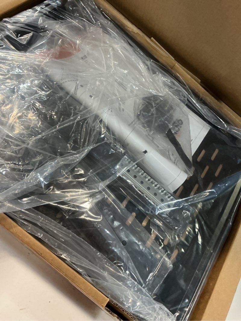 Condition photo showing Good Condition for tecmojo 1u sliding rack shelf,4-post vented rack mount shelf,13.8in deep with adjustable mounting depth 13.8-19.7in,supports to 110lbs,for 19 inch av/network equipment rack,unassembled,black 13.8-19.7" depth