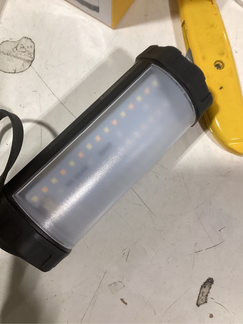 Condition photo showing Good Condition for Glocusent 106 LED Camping Lights, Up to 80Hrs, 5000mAh Camping Lantern Rechargeable with 5 Brightness 3 Modes & SOS, IP68 Waterproof, Max 1200LM, Lanterns for Power Outages Hiking Emergency Hurricane Gray