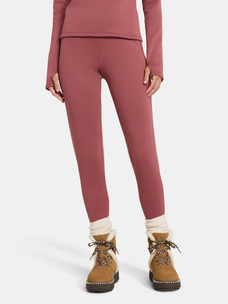 ozark trail women's warmest thermal fleece bottom l