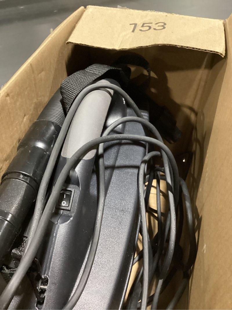 Condition photo showing As Is for Oreck Compact Canister Vacuum Cleaner, Portable Handheld Vacuum for Carpet and Hard Floors, Lightweight, Powerful Suction with Versatile Tools, Corded Canister Vacuum Cleaners for Home Use