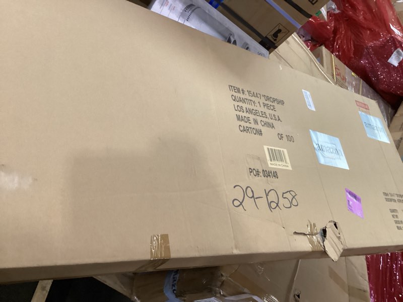 Condition photo showing New/Like New for Deco 79 Acrylic Plastic Display Easel Adjustable 7 Tier Floor Standing Easel with Gold Metal Hardware and Chain Support, Display Stand 19" x 22" x 56", Clear Clear 19" x 22" x 56"