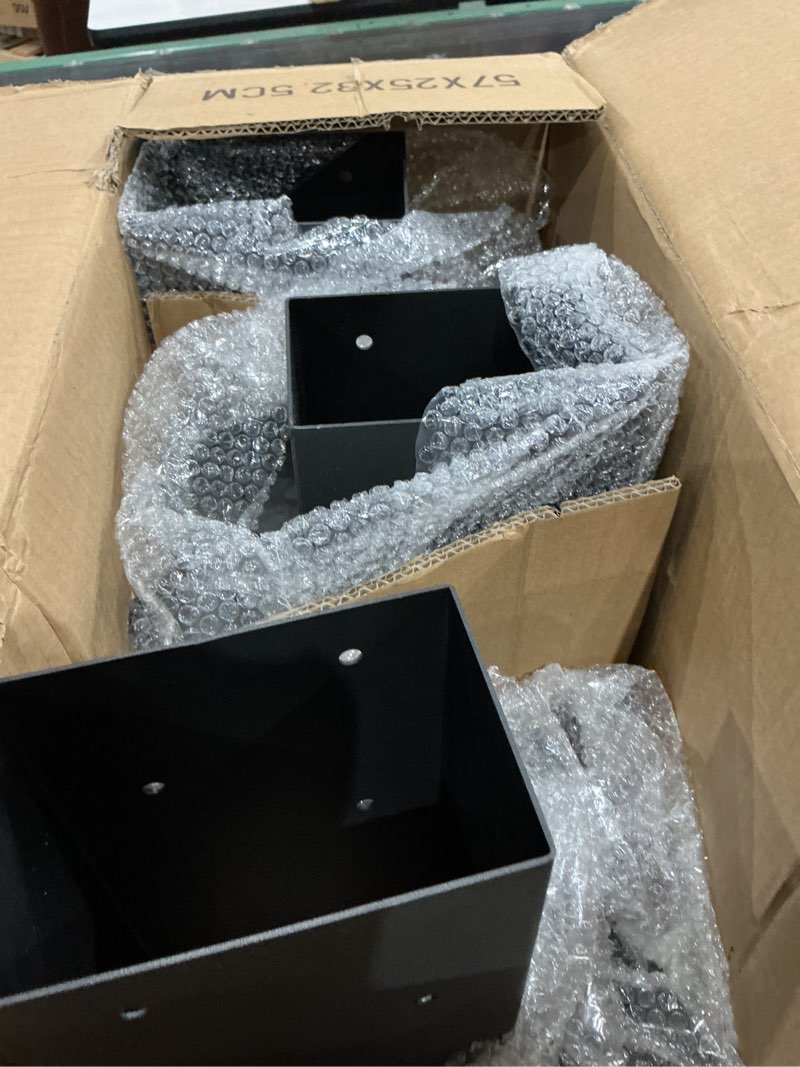 Condition photo showing Good Condition for duraaamo heavy duty swing set bracket kit – 3 a-frame hardware for diy outdoor playground, includes 2 main brackets & 1 middle bracket(black)