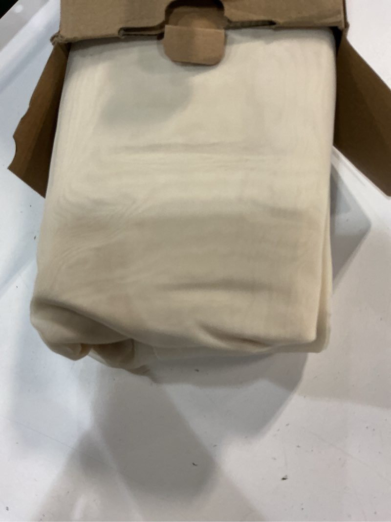 Condition photo showing Good Condition for miulee outdoor curtain for patio waterproof, 4 panels 54 x 96 inch - grommet outside sheer curtains for gazebo/pergola/cabana/porch/balcony, beige beige 54"w x 96"l (pack of 4)