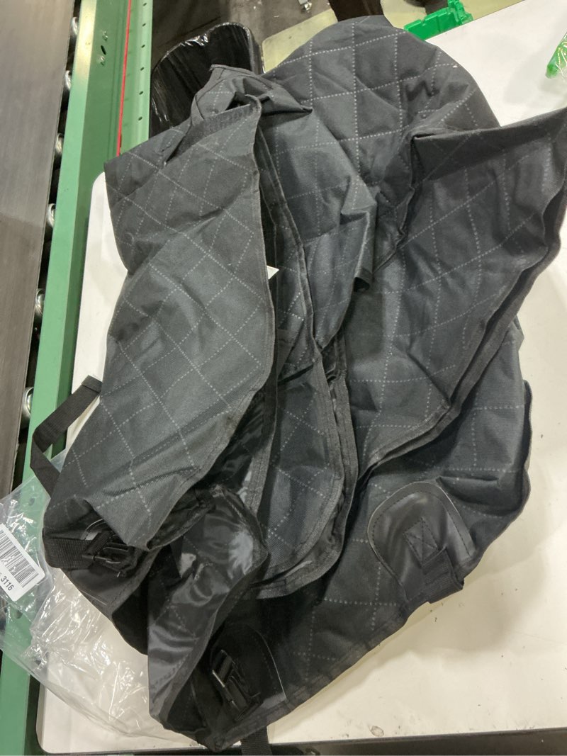 Condition photo showing As Is for (similar) mancro dog car seat cover for back seat, 2026 upgraded 600d heavy duty waterproof & scratch-resistant dog hammock for car, back seat pet cover for dogs with sedan, trucks and suvs, standard, black black standard (54\" w x 55\" l)