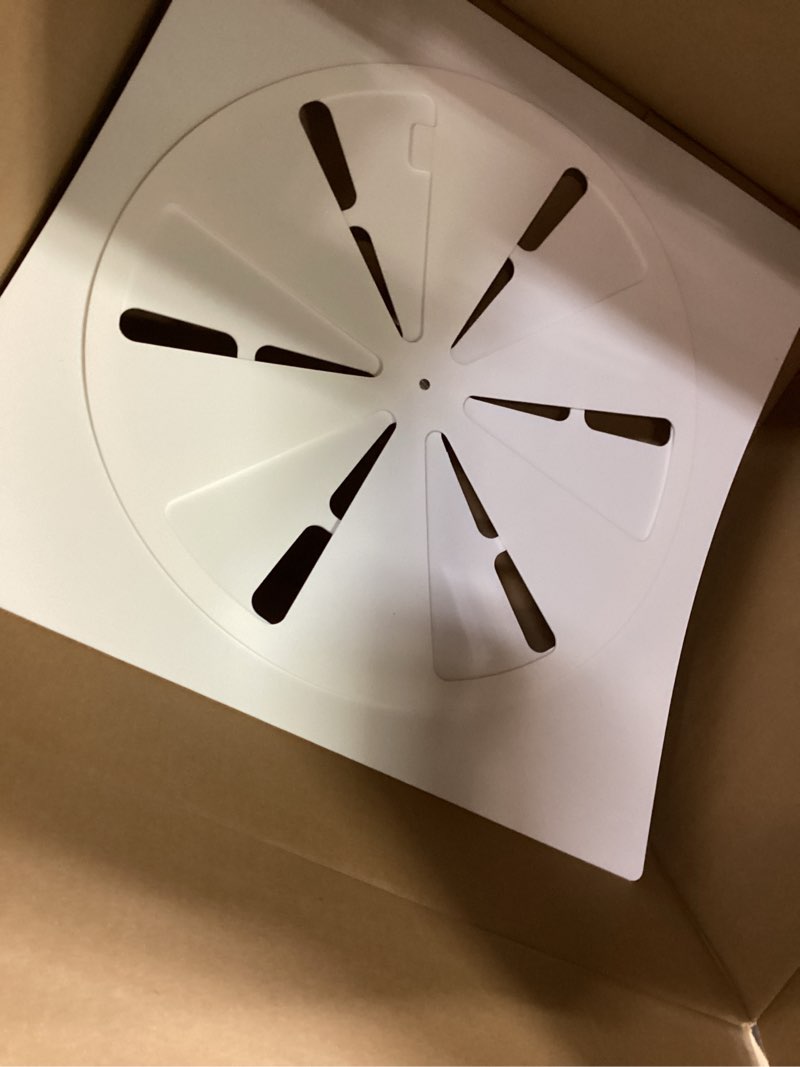 Condition photo showing Good Condition for 24" x 24" Adjustable Ceiling Vent Cover Air Conditioning Vent Deflector Fits 24"x24" Flat Office Ceiling Vents and HVAC or Heat Air Deflector for Office Home & Commercial -Non-Magnetic (1PC) 1Pack
