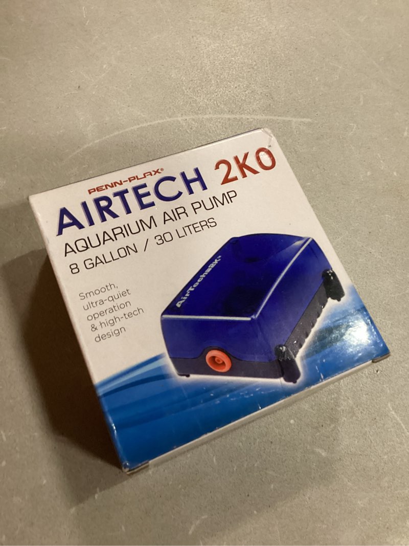 Condition photo showing New/Like New for Penn Plax AT2K0 10 Gallon Air Tech Aquarium Air Pump