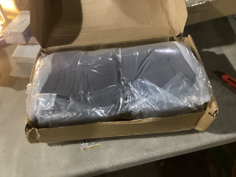 Condition photo showing Good Condition for Memory Foam Wedge Pillow Intimacy Couples Pillow, Pregnant Ergonomic Contoured Position Pillow for Sleeping & Reading, Multi-Functional Bed Pillow Back Support Cushion Double Grey