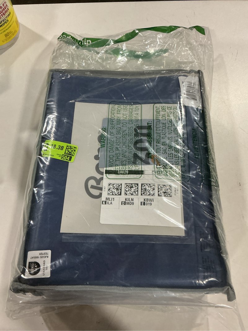 Condition photo showing Good Condition for bare home bedding duvet cover oversized king size - premium 1800 super soft collection - lightweight, duvet cover - soft textured bedding (oversized king, dark blue) oversized king 15 - dark blue (no comforter)