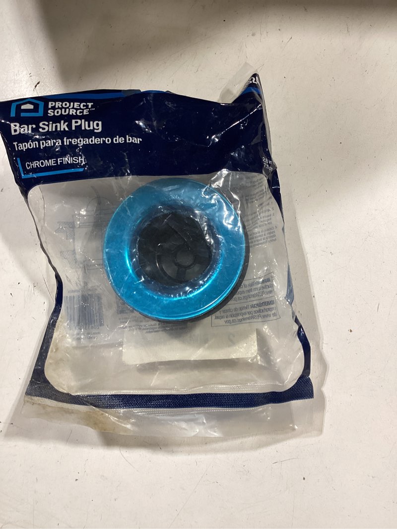 Condition photo showing As Is for project source 2.8-in plastic rust resistant strainer with lock mount included